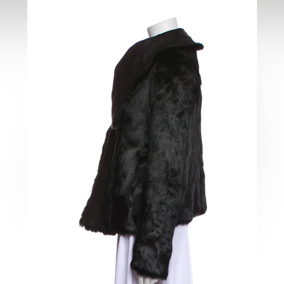 Helmut Lang reversible FULL fur and leather jacket large - Picture 13 of 14